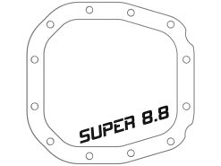 Alternative view of aFe Pro Series Rear Differential Cover Black w/ Fins 15-19 Ford F-150 (w/ Super 8.8 Rear Axles)