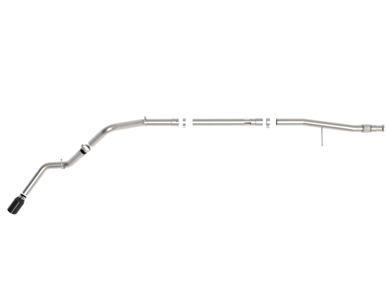 aFe Large Bore-HD 3in 409SS DPF-Back 20-21 GM Trucks L6-3.0L (td) LM2 - Black Tip - Image 5