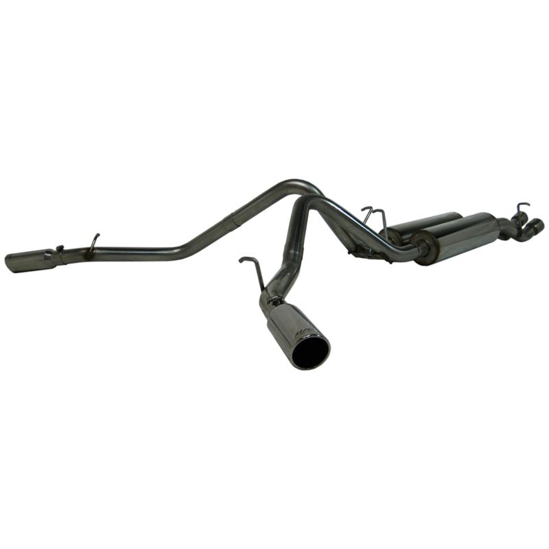 MBRP 2003-2007 Chev/GMC 2500 HD 6.0L EC-SB Cat Back Dual Split Side - Image 3