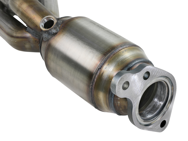 aFe 05-11 Toyota Tacoma V6-4.0L Twisted Steel 409 Stainless Steel Long Tube Header w/ Cat - Image 5
