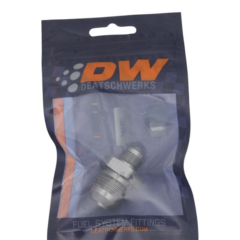 DeatschWerks 10AN Male Flare To 6AN Male Flare Reducer Straight Coupler - Image 3