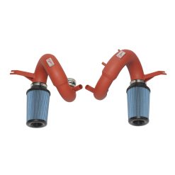 Alternative view of Injen 18-20 Kia Stinger 3.3L Twin Turbo Wrinkle Red Short Ram Air Intake