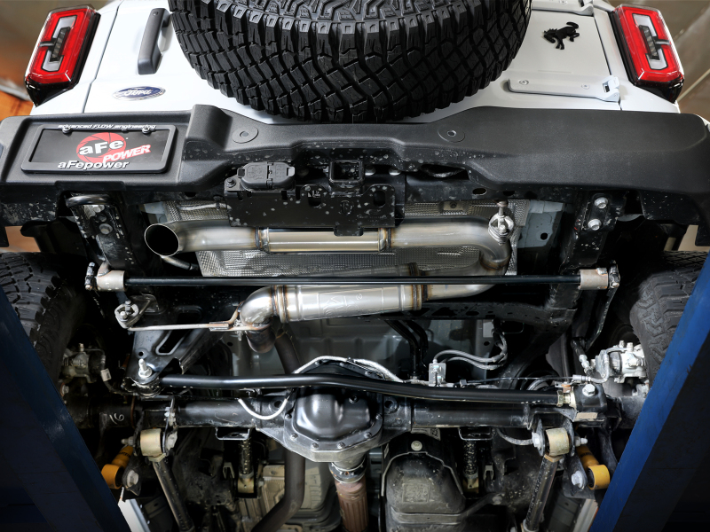 aFe 21-24 Ford Bronco Apollo GT Series 3 IN 409 Stainless Steel Hi-Tuck Axle-Back Exhaust - Image 3