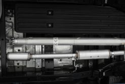 MBRP 2021+ Ford F-150 2.7L/ 3.5L Ecoboost 5.0L Single Side 3in Black Coated Catback Exhaust - Image 3