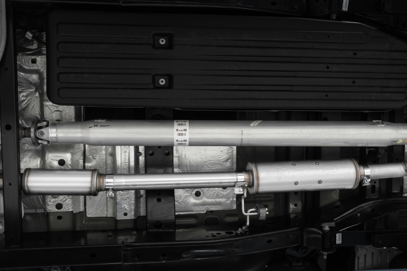MBRP 2021+ Ford F-150 2.7L/ 3.5L Ecoboost 5.0L Single Side 3in Black Coated Catback Exhaust - Image 3