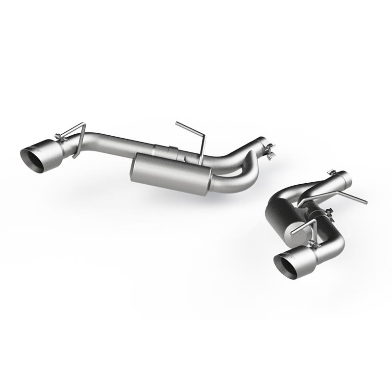 MBRP 16-19 Chevrolet Camaro 2.5in Aluminum Non NPP Axle Back Exhaust System - 4in Dual Wall Tips - Image 3