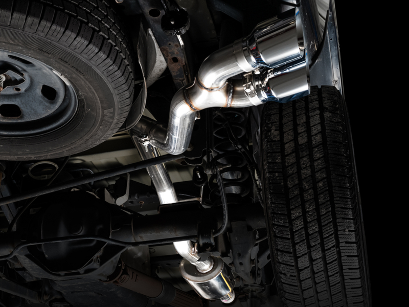 AWE Tuning 09-18 RAM 1500 5.7L (w/o Cutouts) 0FG Single Side Exit Cat-Back Exhaust - Chrome Tips - Image 13