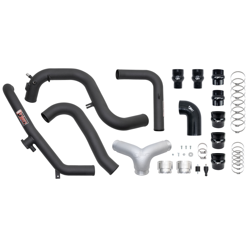 Injen 21-23 Ford Bronco 2.7L V6 (TT) EcoBoost SES Intercooler Pipes - Wrinkle Black - Image 3