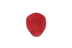 Akrapovic Leather Headphones Case - Red