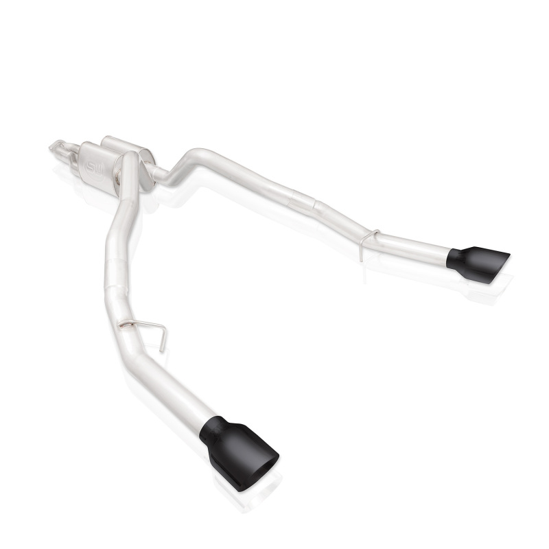 Stainless Works 2019+ Ram Legend Catback With Black Tips - Image 2