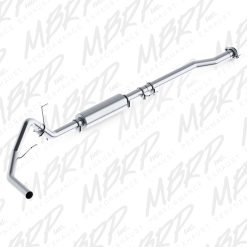 Alternative view of MBRP 2011-2014 Ford F150 V6 EcoBoost 3in Cat Back Single Side AL P Series Exhaust