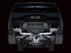 AWE 2024 Ford Mustang GT Fastback S650 RWD SwitchPath Catback Exhaust w/ Quad Diamond Black Tips - Image 15