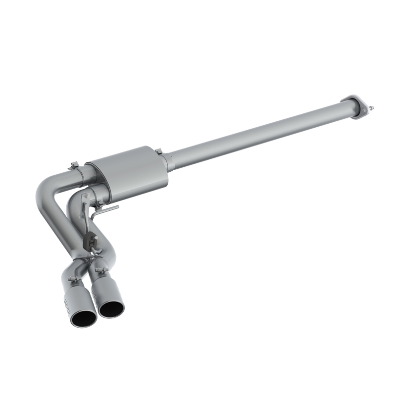 MBRP 15-16 Ford F-150 2.7L/3.5L/5.0L 3in Cat Back Single Side Pre-Axle Dual Exit T304 - Image 2