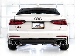 AWE Tuning 19-23 Audi C8 S6/S7 2.9T V6 AWD Touring Edition Exhaust - Chrome Silver Tips - Image 14
