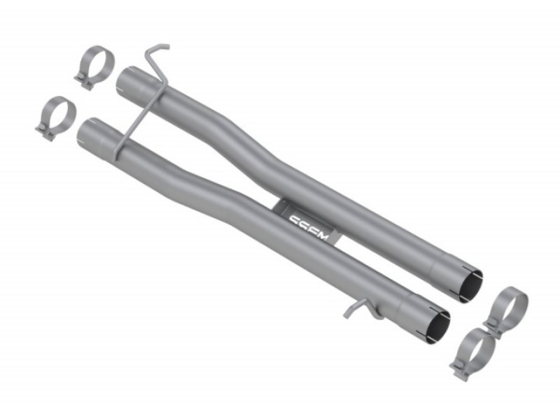 MBRP 2021 Ram TRX 6.2 S/C 3in T304 SS Muffler Delete Pipe - Image 2