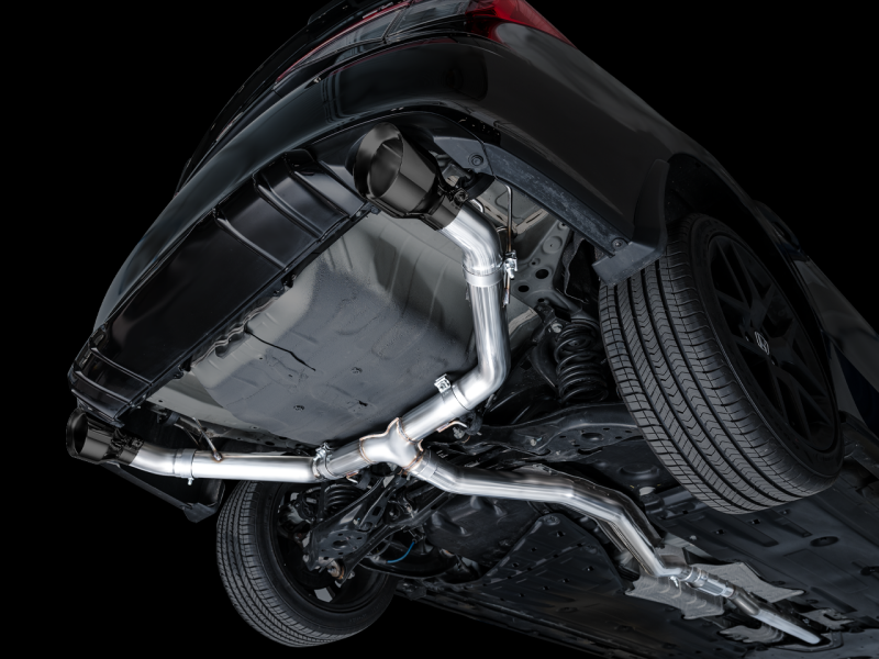 AWE Tuning 22+ Honda Civic Si/Acura Integra Track Edition Catback Exhaust - Dual Diamond Black Tips - Image 3