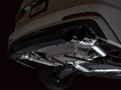Alternative view of AWE Tuning 19-23 Audi C8 S6/S7 2.9T V6 AWD Track Edition Exhaust - Diamond Black Tips