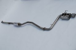 Alternative view of Invidia 2022+ Honda Civic Sport (2.0N/A) 60mm Q300 Cat Back Exhaust - Rolled SS Tips
