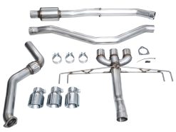 AWE Tuning 2024 Acura Integra Type S DE5 FWD Track Edition Exhaust w/ Triple Chrome Silver Tips - Image 9