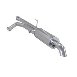 Alternative view of MBRP 07-08 Toyota Tundra Cat Back Turn Down Single Side Aluminized Exhaust