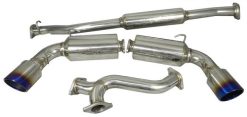 Injen 13-20 Subaru BRZ/Toyota 86 2.0L 4cyl SS CB Exhaust w/ Dual Injen Embossed Muffler - Image 3