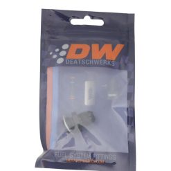 Alternative view of DeatschWerks 6AN Male Flare to M14 X 1.5 Male Metric Adapter (Incl Washer) - Anodized Matte Black