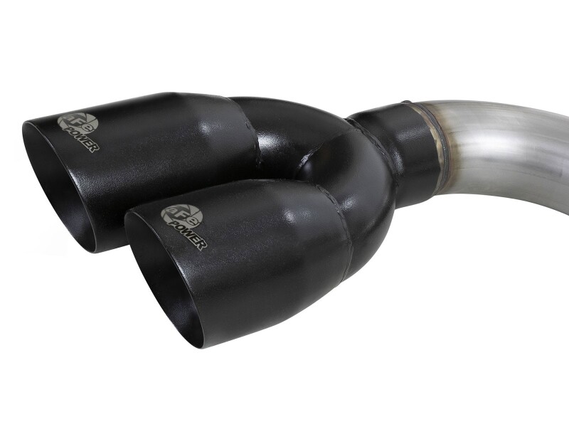 aFe Rebel XD Series 3in 304SS DPF-Back 20-21 GM Trucks L6-3.0L (td) LM2 - Dual Black Tip - Image 3