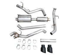 AWE Exhaust for 4th Gen Toyota Tacoma Dual Diamond Black Tips - Image 12