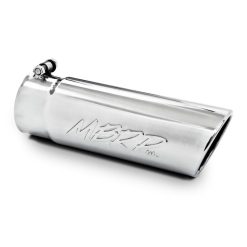 MBRP Universal Tip 4.5in O.D. Dual Wall Angled 3in inlet 8in length T304 - Image 4