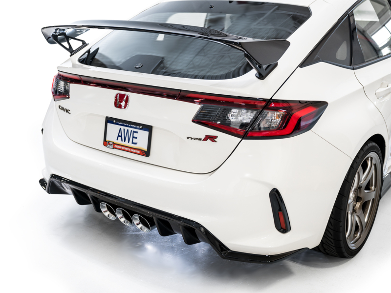 AWE Tuning 2023 Honda Civic Type R FL5 Touring Edition Exhaust w/ Triple Chrome Silver Tips - Image 19