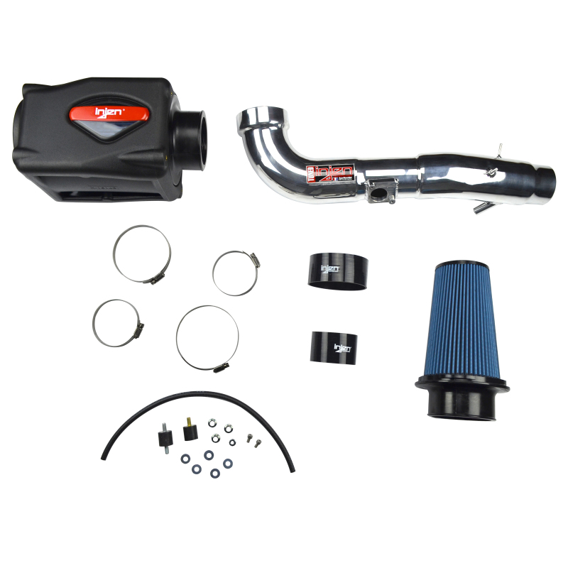 Injen 06-09 FJ 4.0L V6 w/ Power Box Polished Power-Flow Air Intake System - Image 4