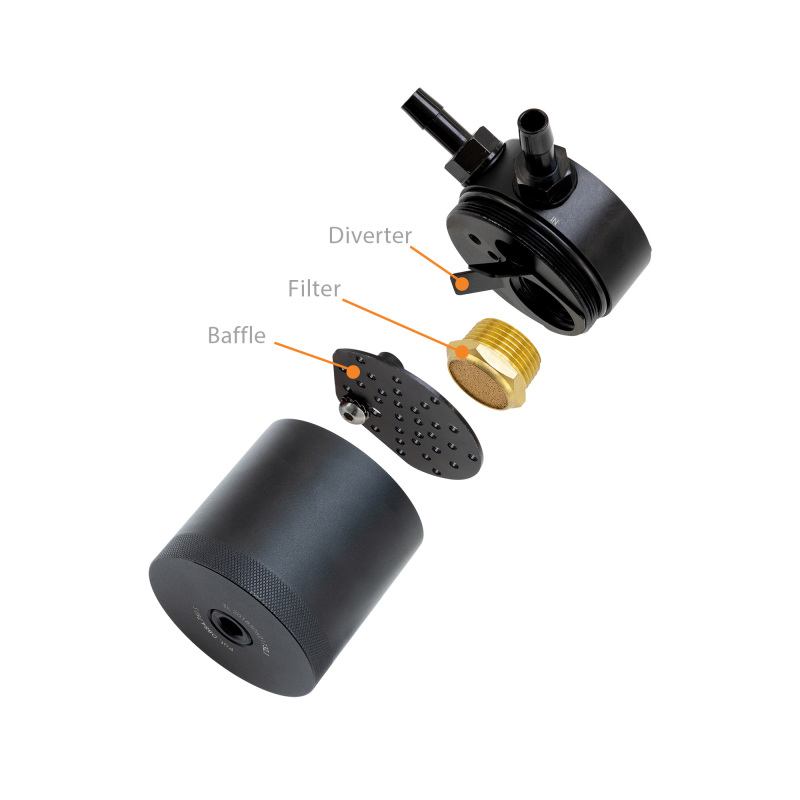 Mishimoto 15-16 Ford F-150 EcoBoost 3.5L Baffled Oil Catch Can Kit - Black - Image 6
