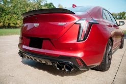 Alternative view of Corsa 22-25 Cadillac CT4 V Blackwing 3in Active Valve Cat-Back - 4.5in Black Tip