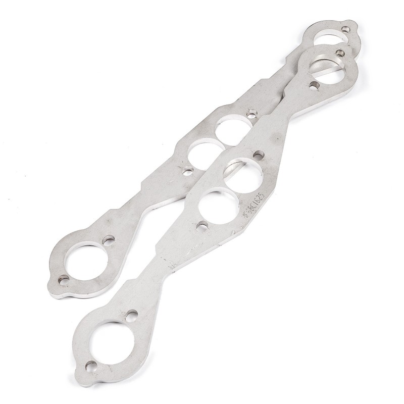 Stainless Works Small Block Chevy Round Port Header 304SS Exhaust Flanges 1-5/8in Primaries - Image 2