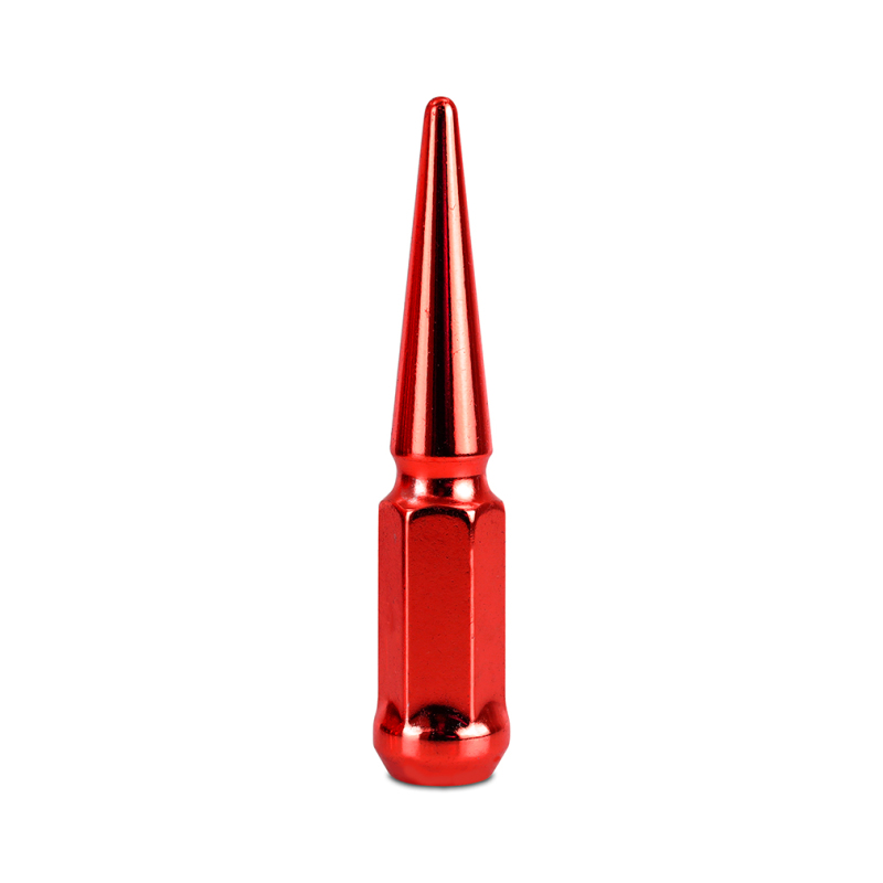 Mishimoto Mishimoto Steel Spiked Lug Nuts M14 x 1.5 32pc Set Red - Image 3