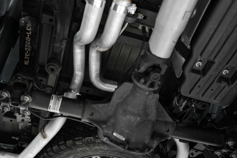 MBRP 17-20 Ford F-150 Raptor 3.5L Ecoboost Dual Rear Exit T409 3in Resonater Back Exhaust System - Image 6