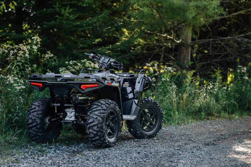 MBRP 2015 Polaris Hawkeye 325/Sportsman ETX 5in Single Slip-On Performance Series Exhaust - Image 5