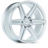 Vossen HF6-2 20x9.5 / 6x135 / ET15 / Deep Face / 87.1 - Silver Polished