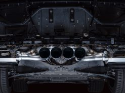 Alternative view of AWE 2023 C8 Corvette Z06 SwitchPath Cat-Back Exhaust - Diamond Black Tips