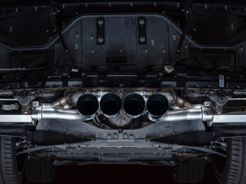 AWE 2023 C8 Corvette Z06 SwitchPath Cat-Back Exhaust - Diamond Black Tips - Image 2