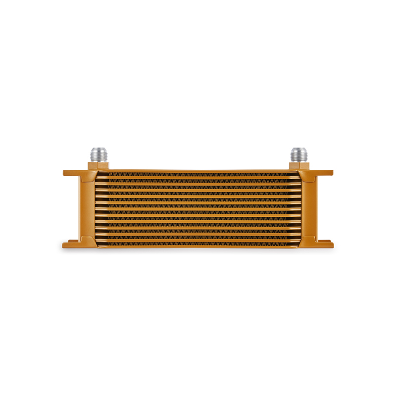 Mishimoto Universal 13-Row Oil Cooler Gold - Image 3