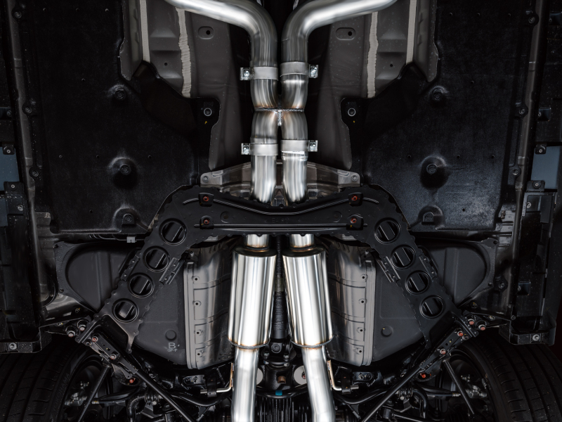 AWE 2023 Nissan Z RZ34 RWD Track Edition Catback Exhaust System w/ Chrome Silver Tips - Image 3