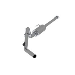 Alternative view of MBRP 2005-2013 Toyota Toyota Tacoma 4.0L EC/CC Cat Back Single Exit AL P Series Exhaust