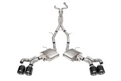 Corsa 2022-24 Cadillac CT5 V Blackwing 3in. Cat-Back w/ Act. Exh. - Dbl X-Pipe - Twin 4.5in. CF Tips