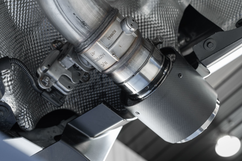 MBRP 2020+ Toyota Supra 3.0L 3in Catback Dual Rear Carbon Fiber Tips - T304 - Image 2