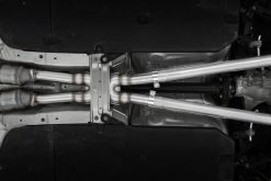 Alternative view of MBRP 2022 Kia Stinger 3.3L T304 SS Cat-Back Exhaust- Dual Split Rear Quad Outlet Uses Factory Bezels