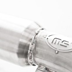 Stainless Works 2013-18 Ford Focus ST 3in High-Flow Cats Downpipe Factory Connection - Image 4