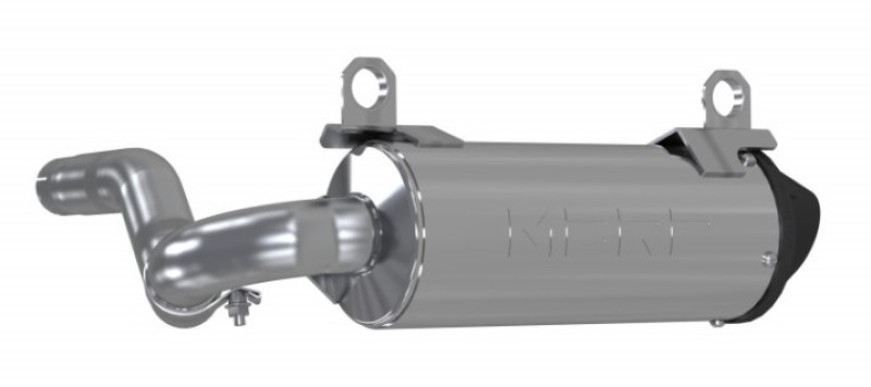 MBRP 15-Up Can-Am OUtlander 450/500/570 US Market Only 5in Performance Series T304 Slip-on Exhaust - Image 2