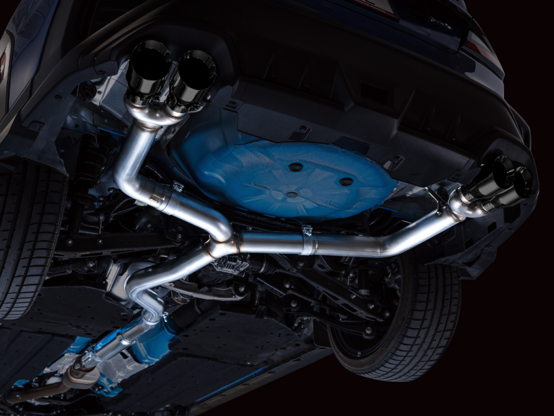 AWE Tuning 2022+ VB Subaru WRX Track Edition Exhaust - Diamond Black Tips - Image 12