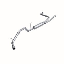 Alternative view of MBRP 2007-2009 Nissan Titan 5.6L EC/CC Cat Back Single Side